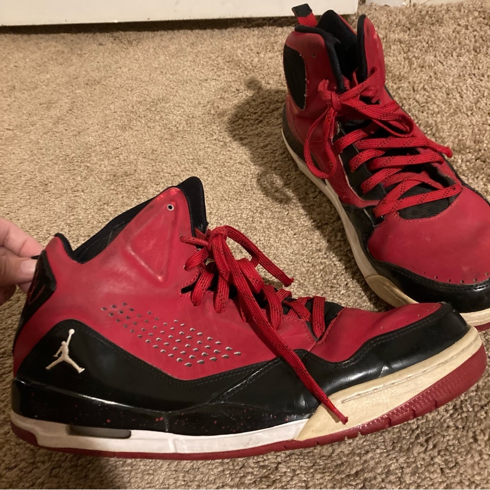 Nike Air Jordan Flight SC-3 Black Red Basketball Shoes
